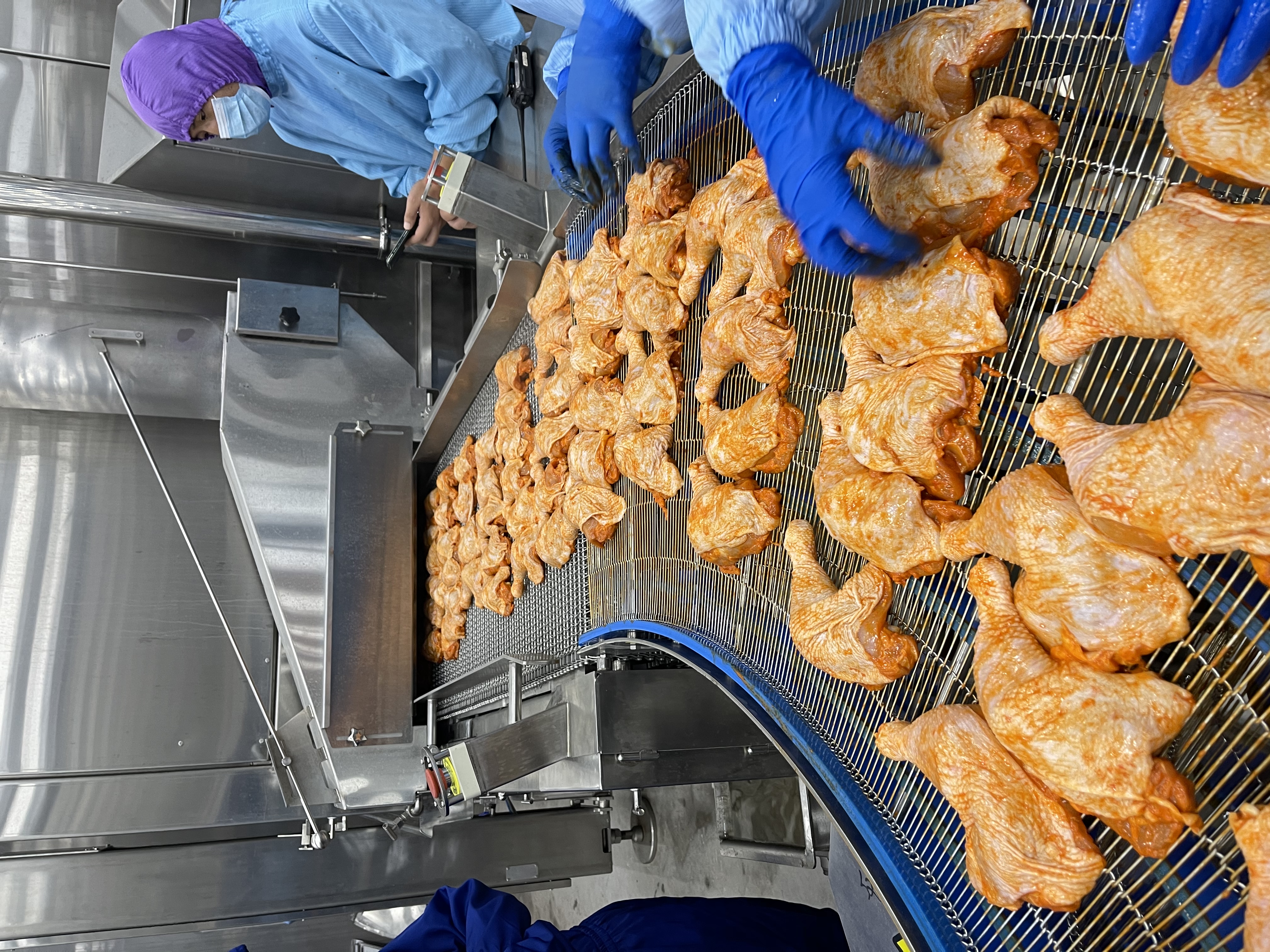 2-1 horno espiral 螺旋烤炉 鸡腿进料 2